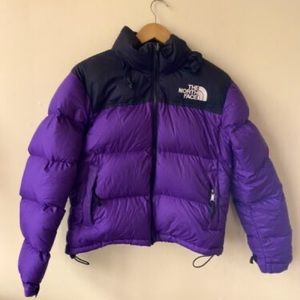 Purple North Face Puffer